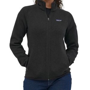 Black Patagonia zip up better sweater fleece